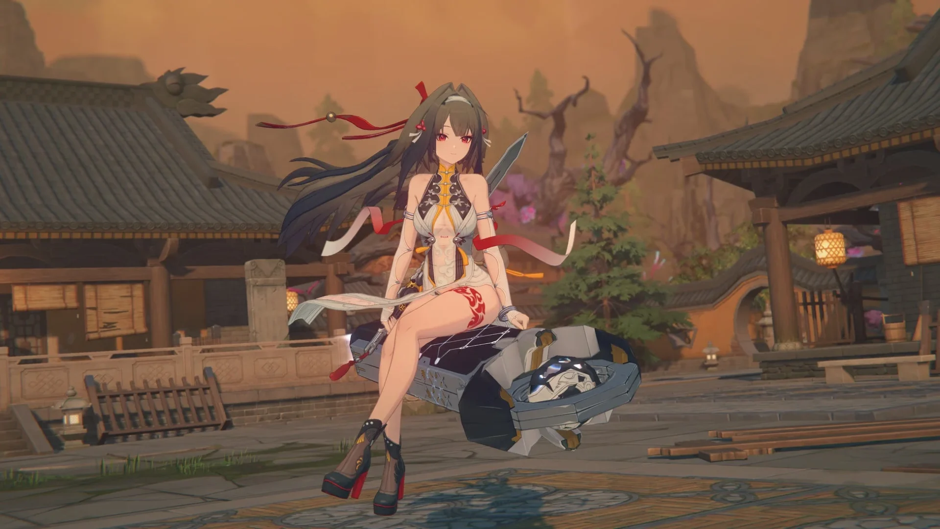 葉瞬光が休憩するシーン