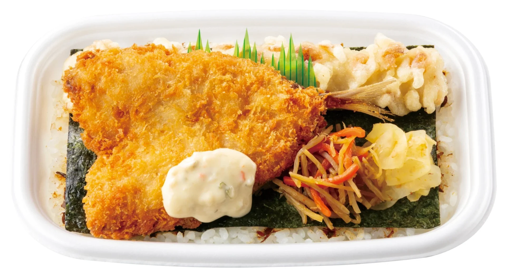 期間限定弁当ランキング2位アジフライのりタル弁当