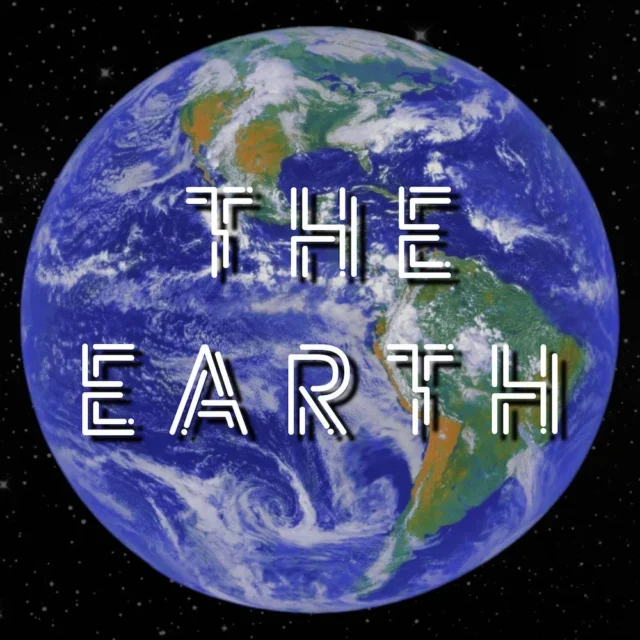新作ゲーム『THE EARTH』の地球をモチーフにしたロゴ
