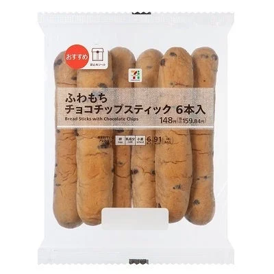 セブンプレミアム ふわもちチョコチップスティック6本入
