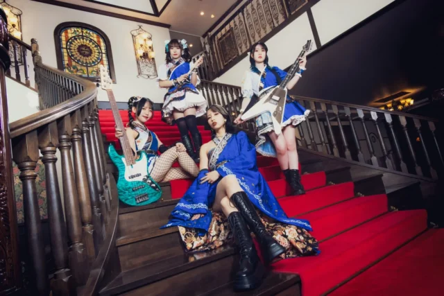 メロディックスピードメタルバンドHAGANEのメンバー集合写真