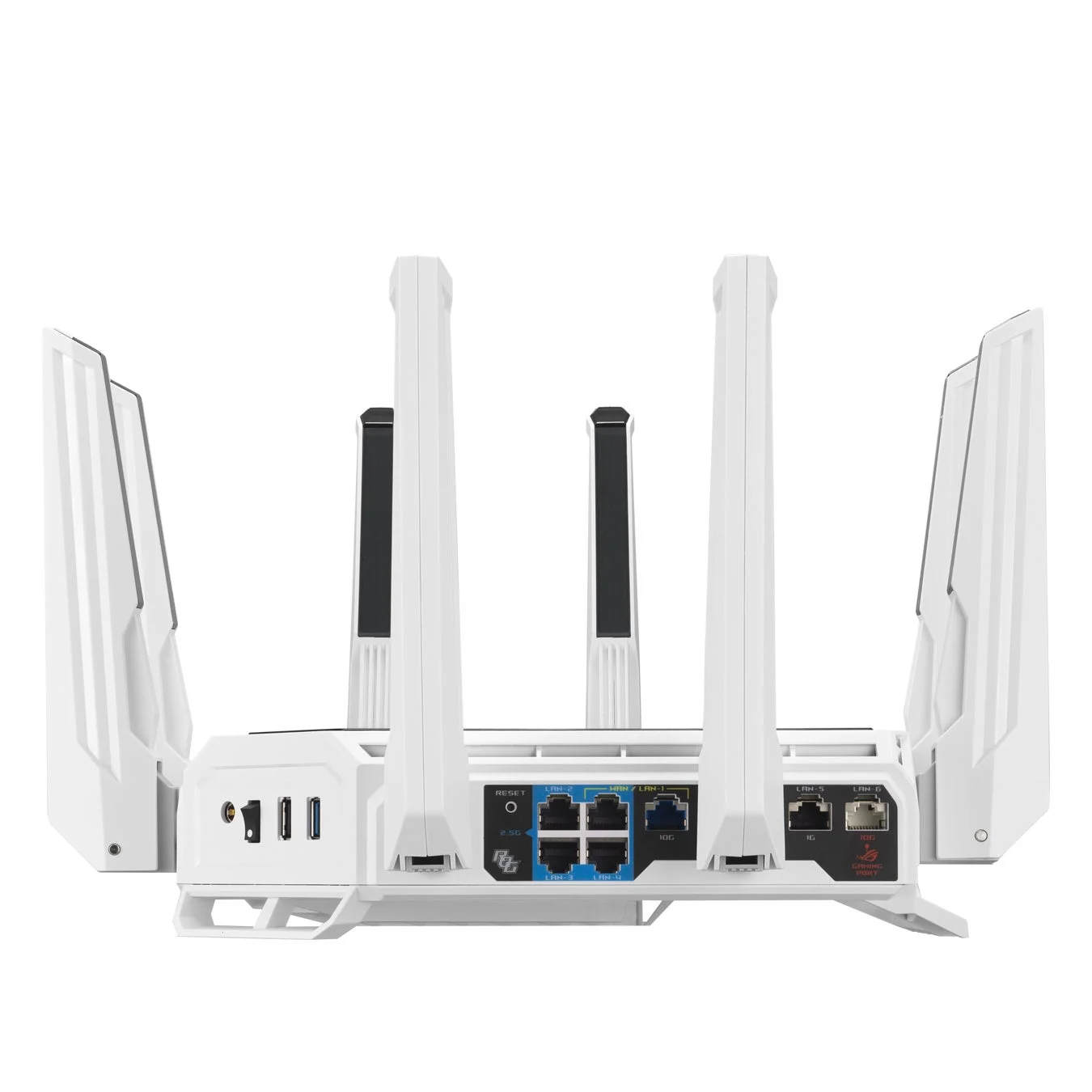 ROG Rapture GT-BE19000AIの背面ポート部分