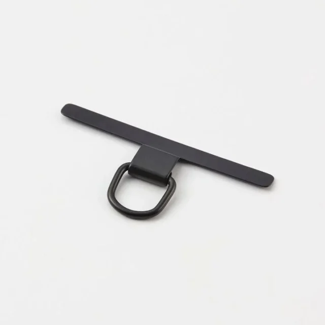 1口タイプ/ブラックのステンレスストラップホールシート