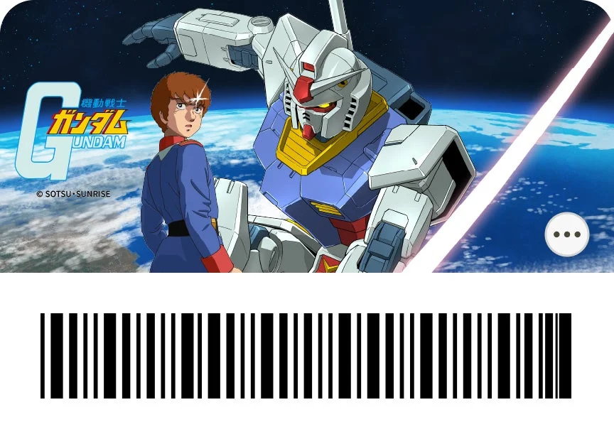 d払いアプリきせかえ「アムロ＆ガンダム」デザイン