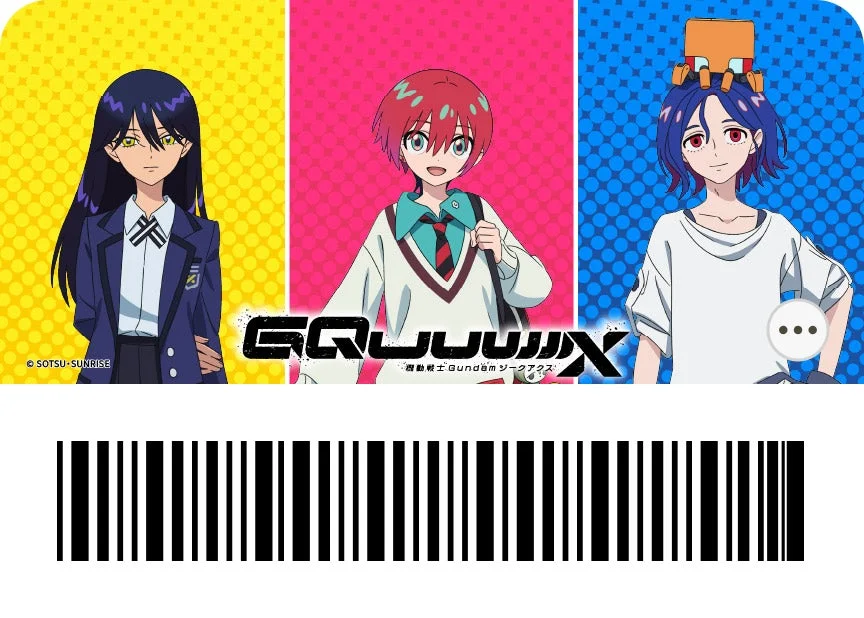 d払いアプリきせかえ「マチュ＆ニャアン＆シュウジ」デザイン