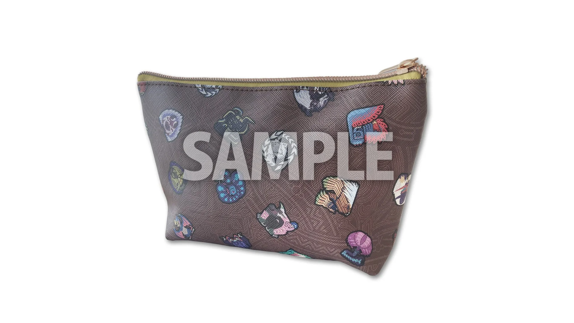 モンスターアイコンがデザインされたオリジナルミニポーチ