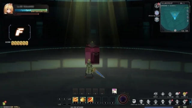 新規イベント「ファンタスマゴリア」のボス討伐ゲームプレイ画面