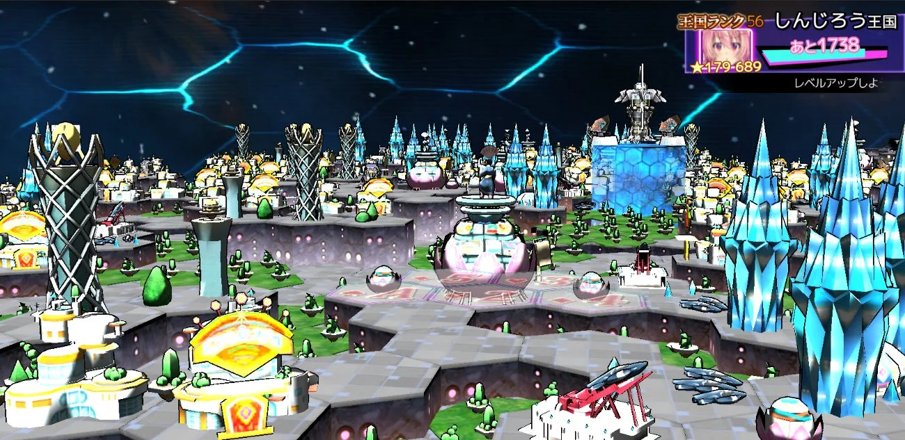 『トキノホールデム◆ベガス』でポーカーに勝利して築き上げる巨大都市の全景