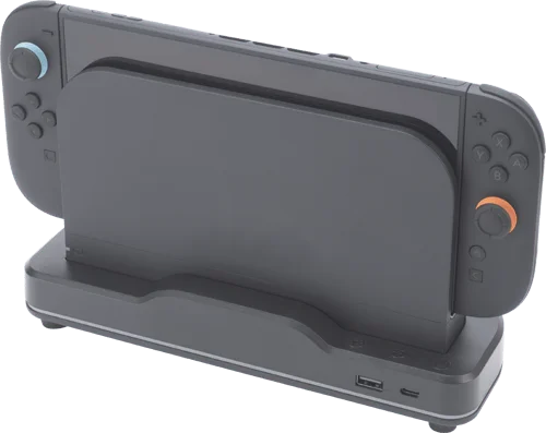 Switch2ドックが設置された冷却ファンスタンド