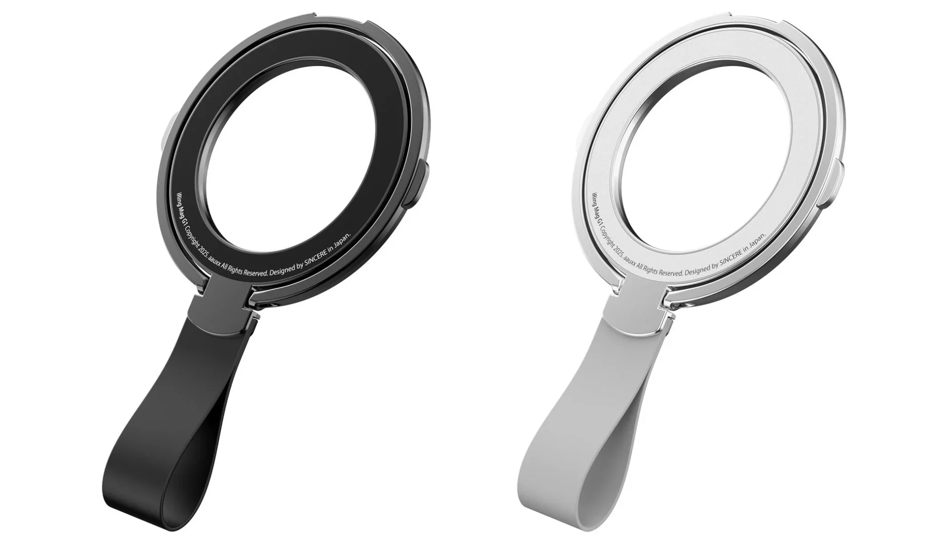 iRing Mag G1のブラックとホワイト