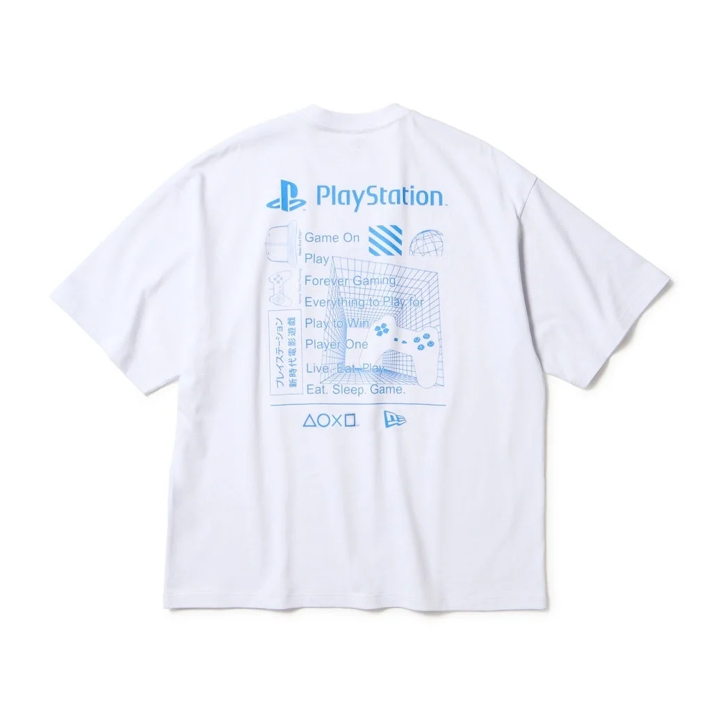 PlayStationとニューエラのコラボTシャツ背面デザイン