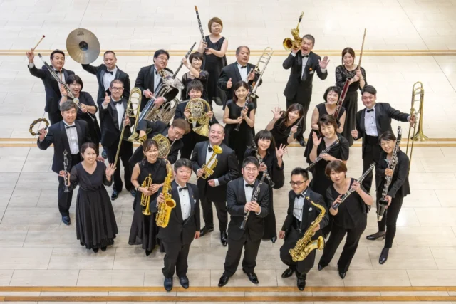 プロの吹奏楽団シエナ・ウインド・オーケストラのメンバー