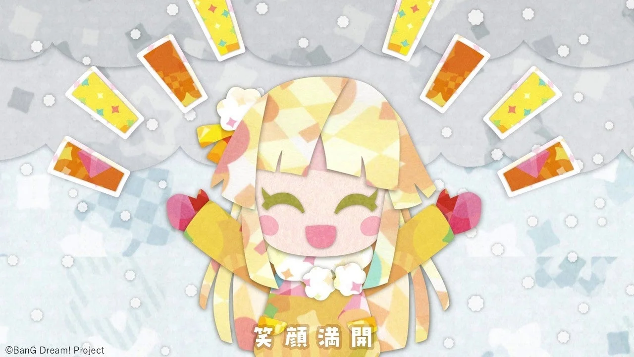 アニメーションMV『スマイリーキャロル』の一場面「笑顔満開」