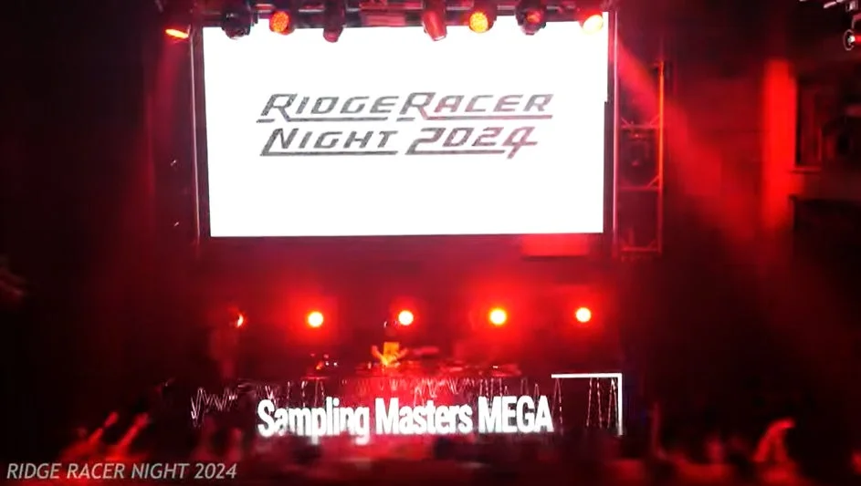 RIDGE RACER NIGHT 2024 DJイベントのライブステージ風景