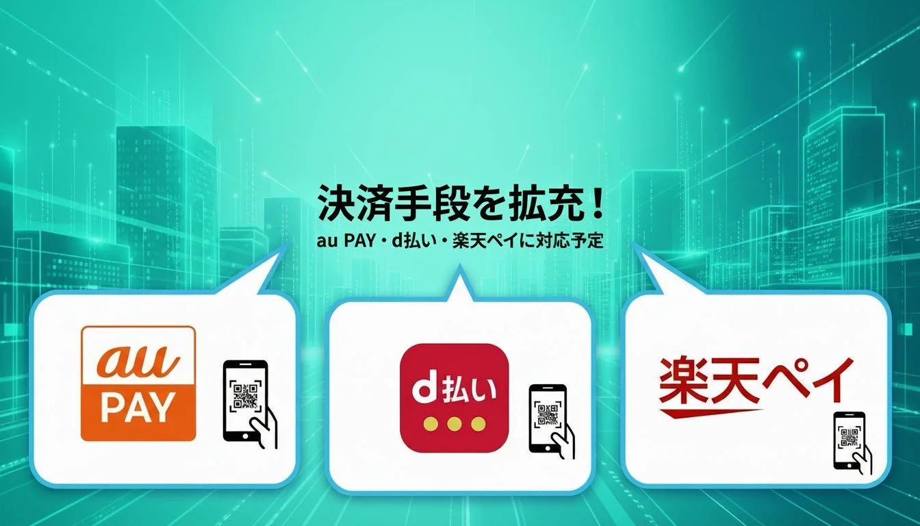 AIカメラ駐車場「電脳パーク」がキャッシュレス決済を拡充！　au PAY・d払い・楽天ペイに来春対応予定