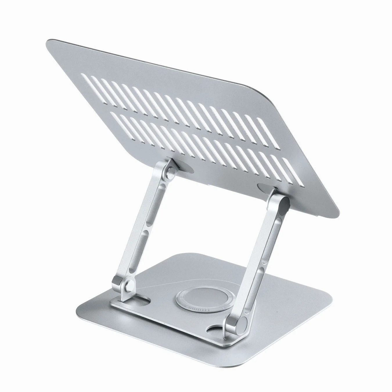 ノートパソコンスタンドの背面斜めからの外観