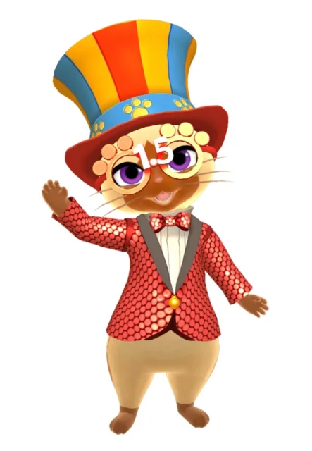 1.5周年記念ログインボーナスで登場するアイルーのキャラクター