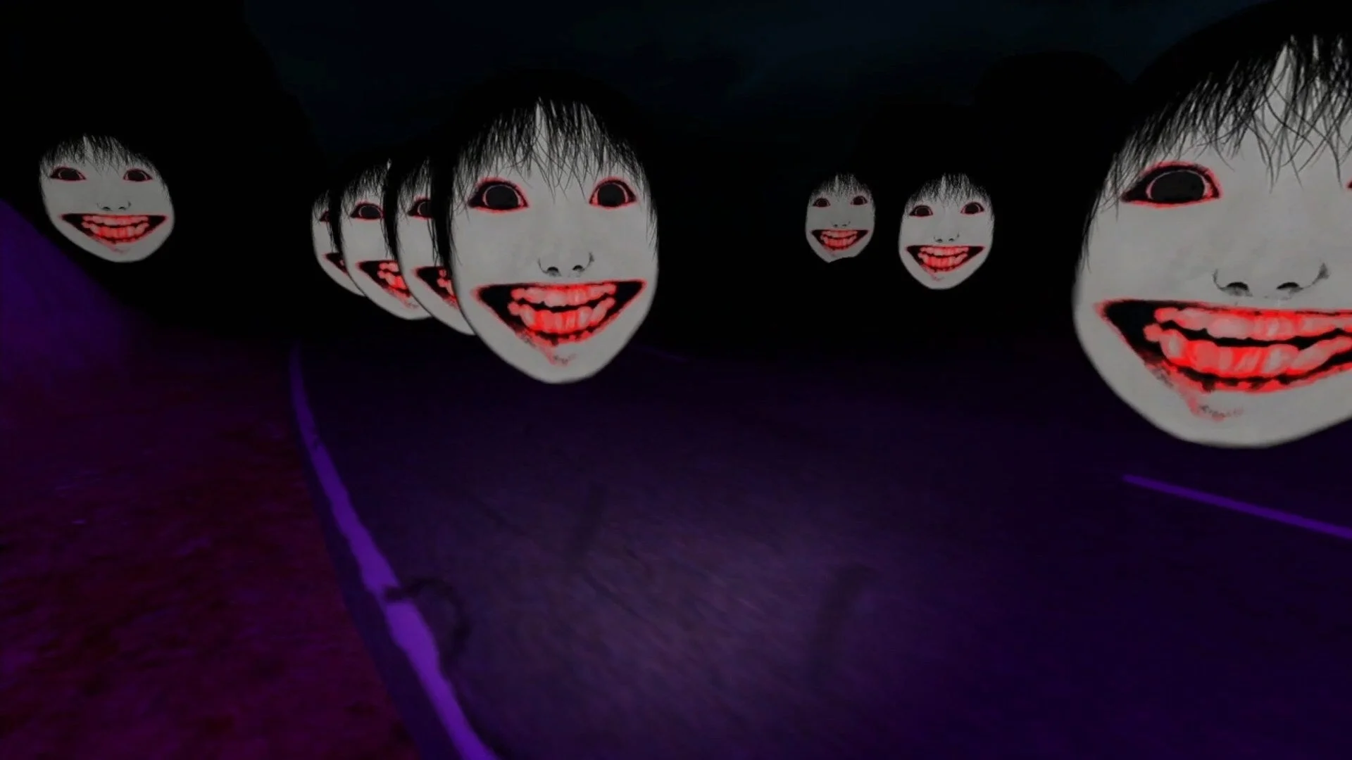 新モード『恐怖の森 ANOTHER』ゲーム画面、増殖した「ヨシエ」