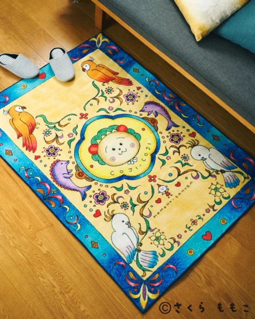コジコジがデザインされたイラストマット