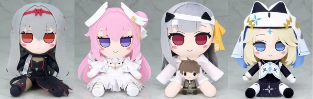 勝利の女神:NIKKE ぬいぐるみ4キャラセットの集合写真