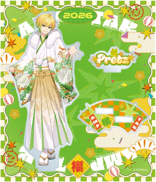 AMPTAKxCOLORSメンバーの和装アクリルスタンド