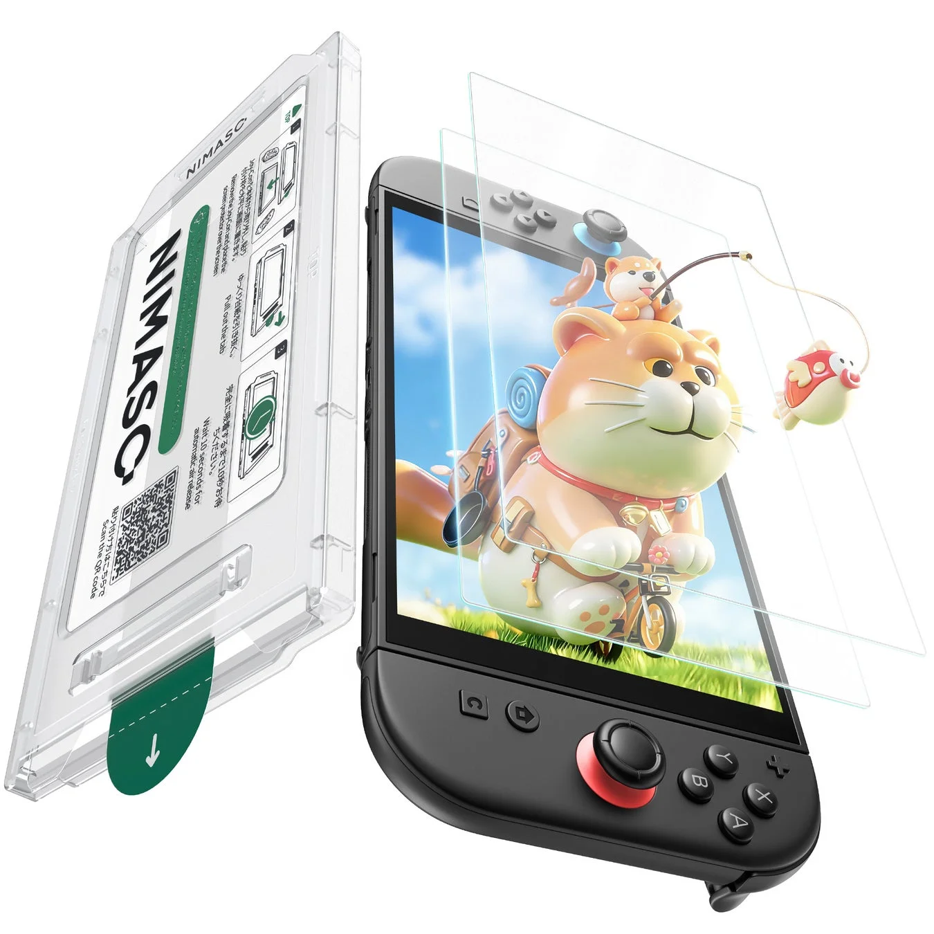 NIMASO Nintendo Switch 2用ブルーライトカットフィルムのイメージ