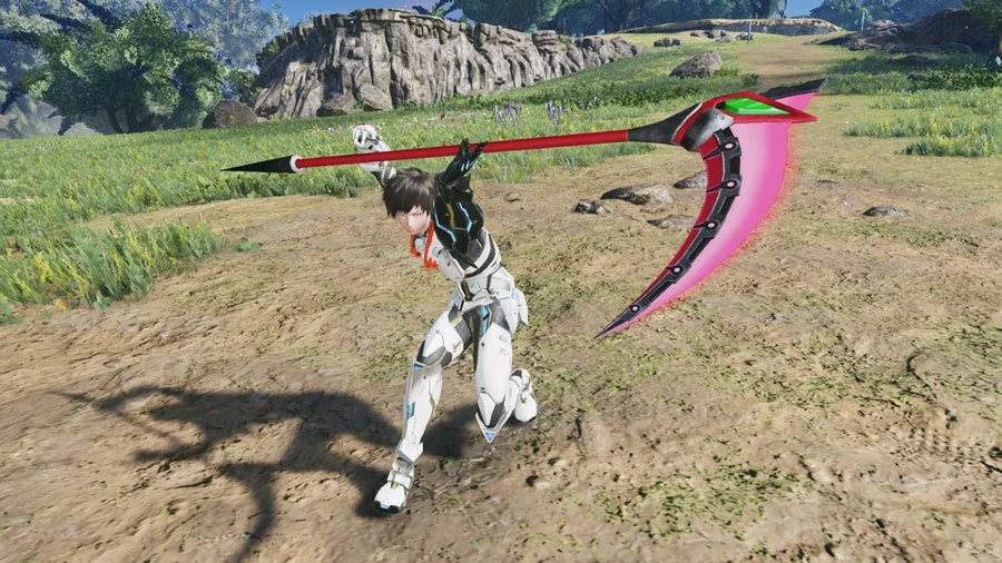 『PSO2 NGS ver.2』新スクラッチの武器「＊ソウルバニッシュ」を構えるキャラクター