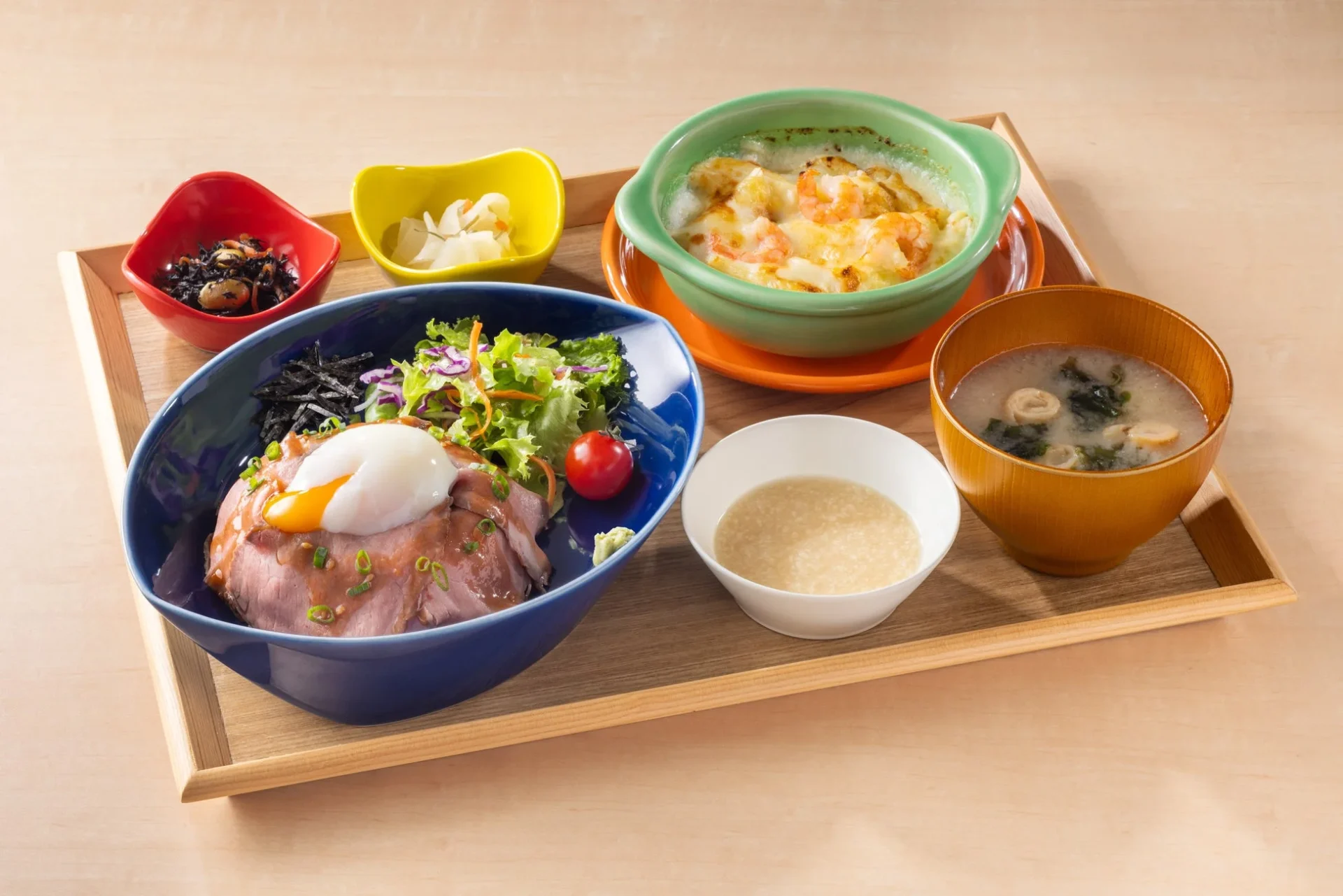 chawanの山芋とろとろ赤身肉のローストビーフごはん 選べる副菜付き