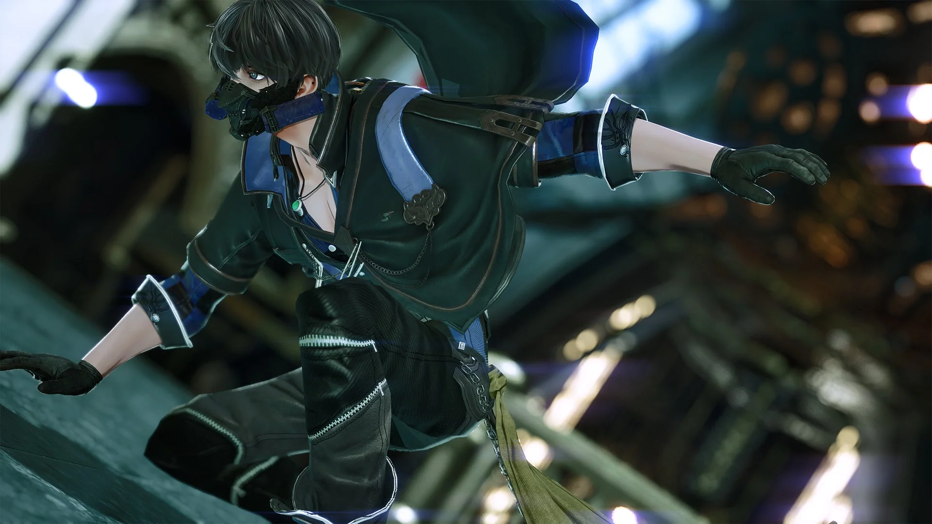 『CODE VEIN II』キャラクターカスタマイズ体験版のフォトモードでポーズを取る男性キャラクター