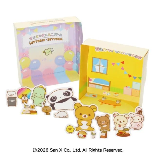 「いっしょにわくわく♪ ミニチュアBOX」とキャラクターパーツ