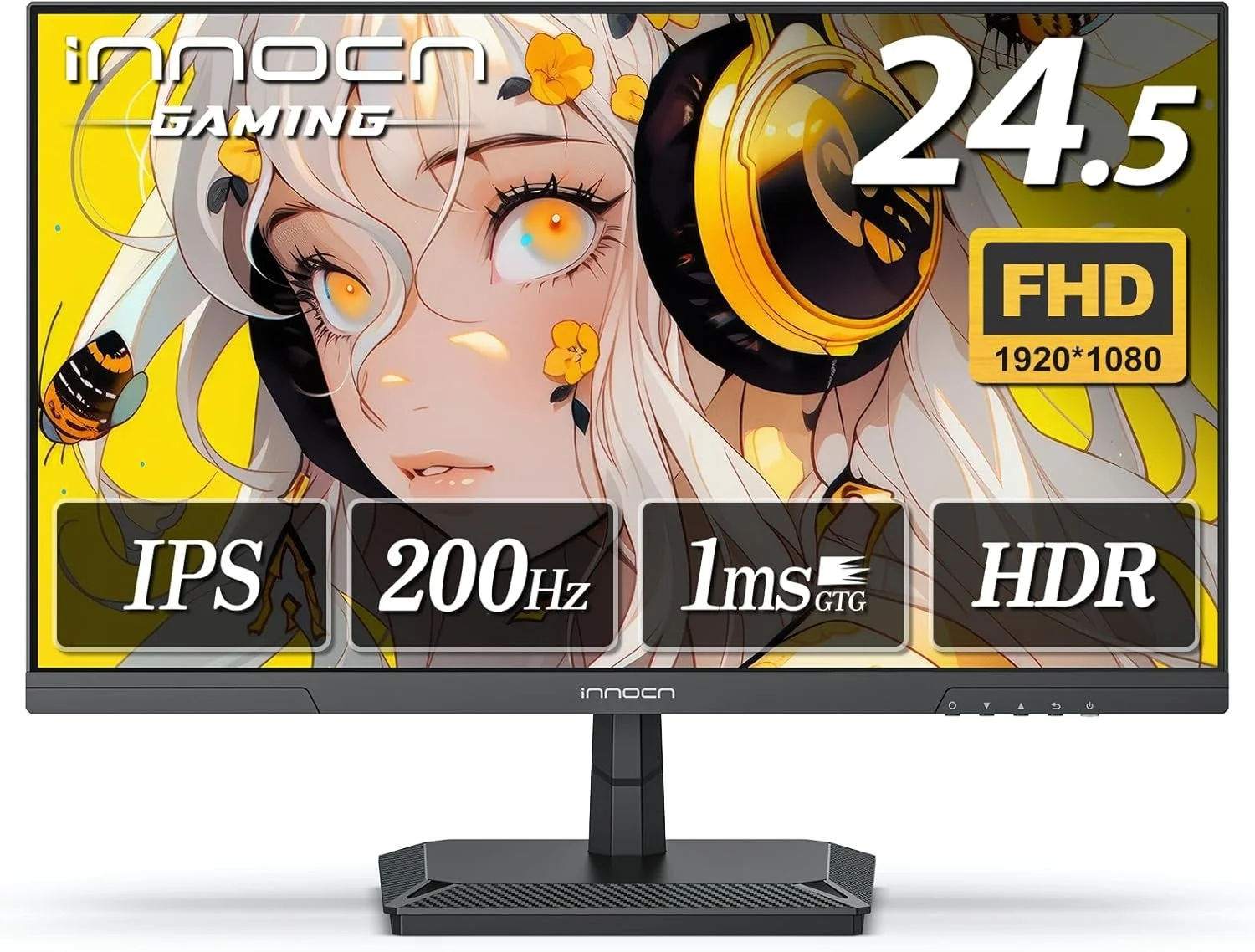 INNOCN 24.5インチ 180Hz ゲーミングモニター 25G2G