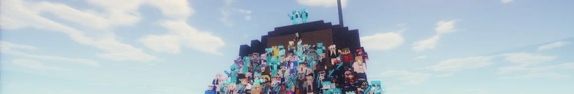 マインクラフトサーバーSyuuNetの活気あるコミュニティの様子