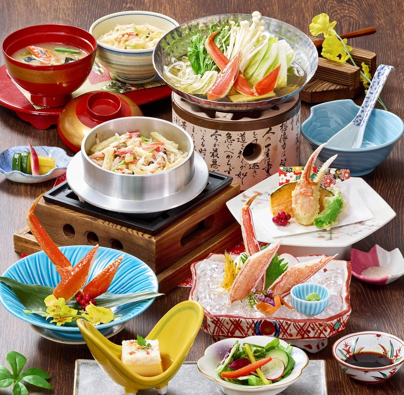 甲羅本店「かにづくし祭り」の「利尻」かにづくし御膳