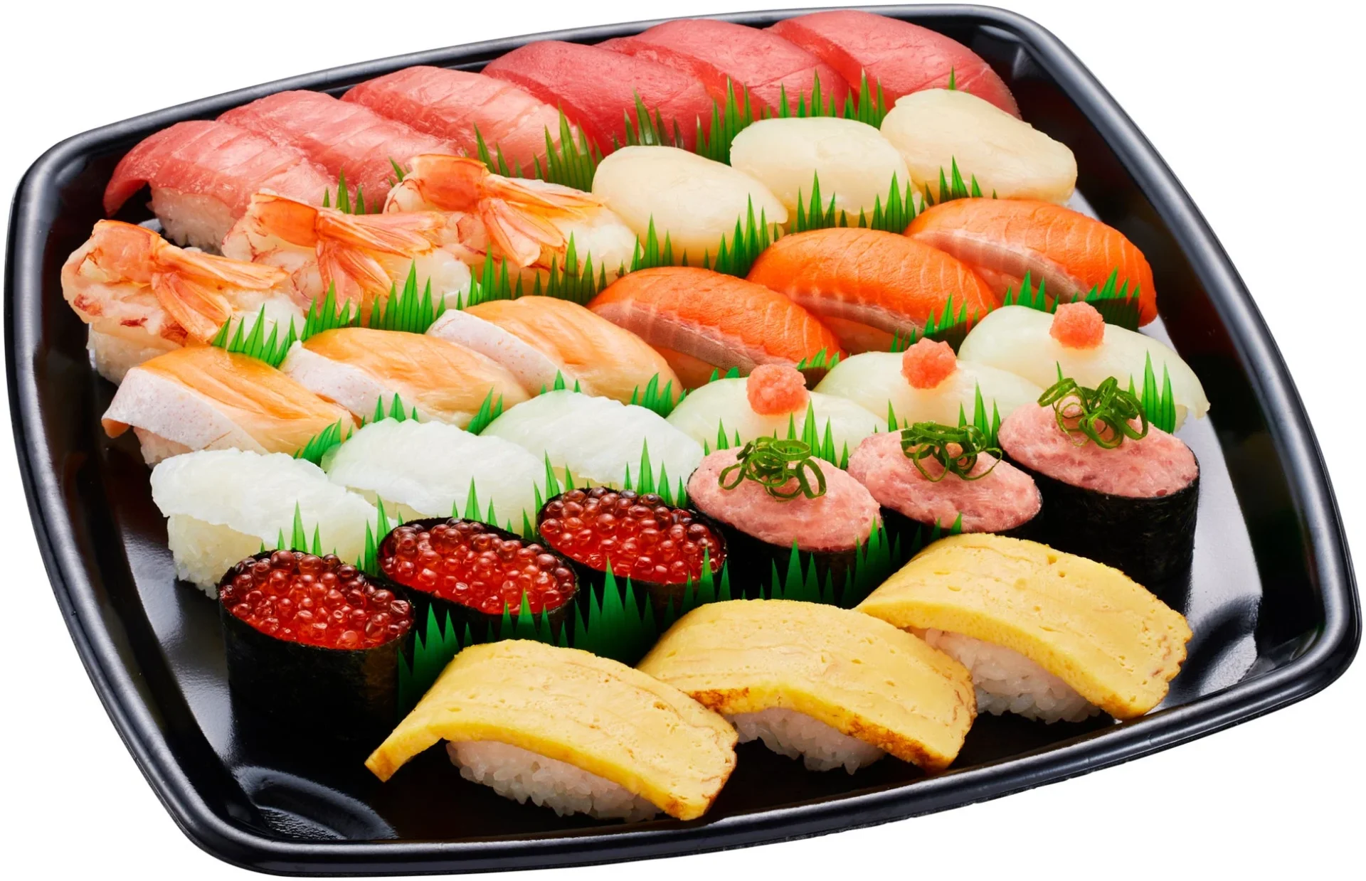 かっぱ寿司の期間限定お持ち帰り『冬の彩り11種セット』3人前のお寿司