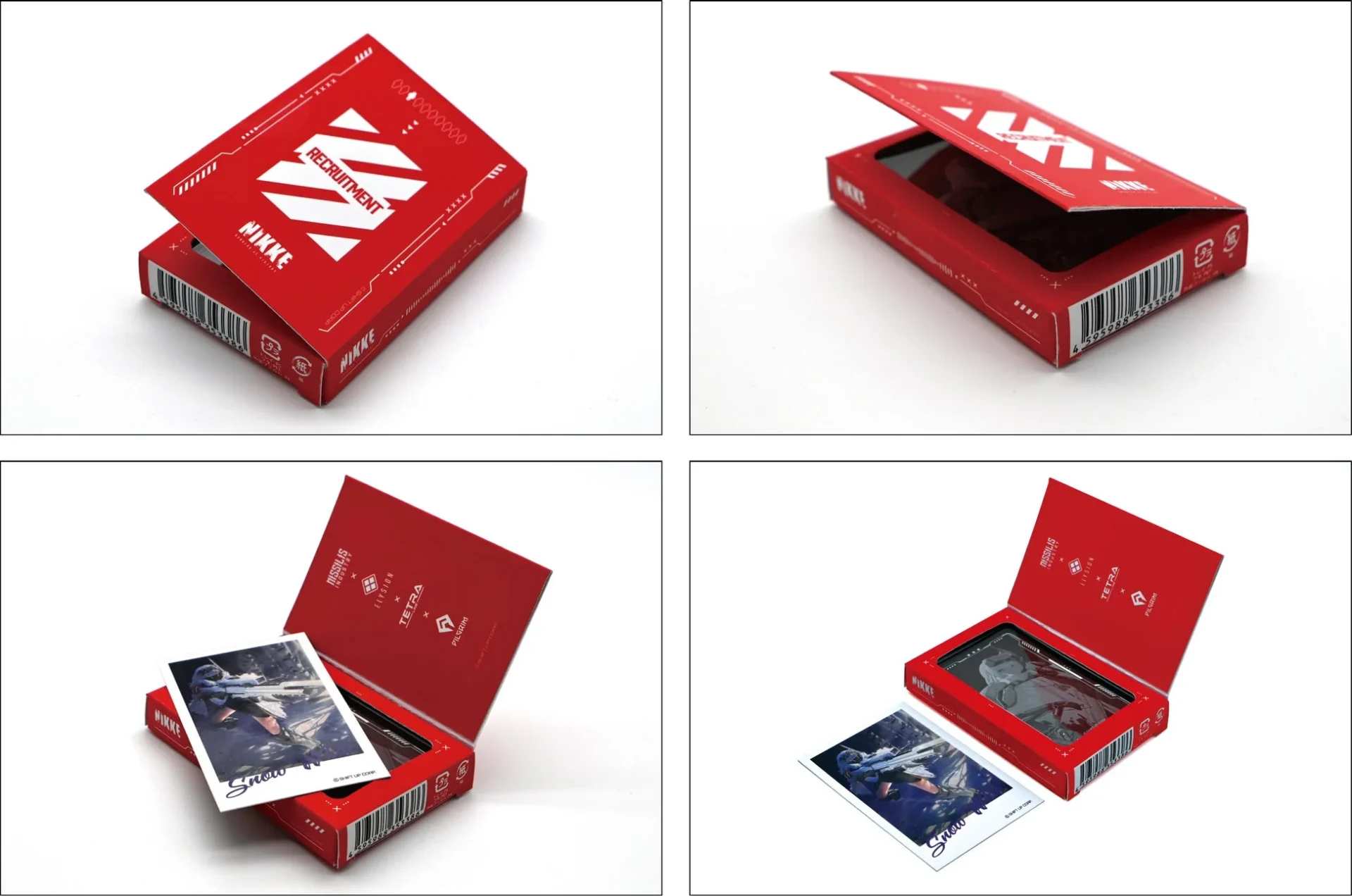 勝利の女神NIKKE デザインチョコレート第2弾のパッケージと中身