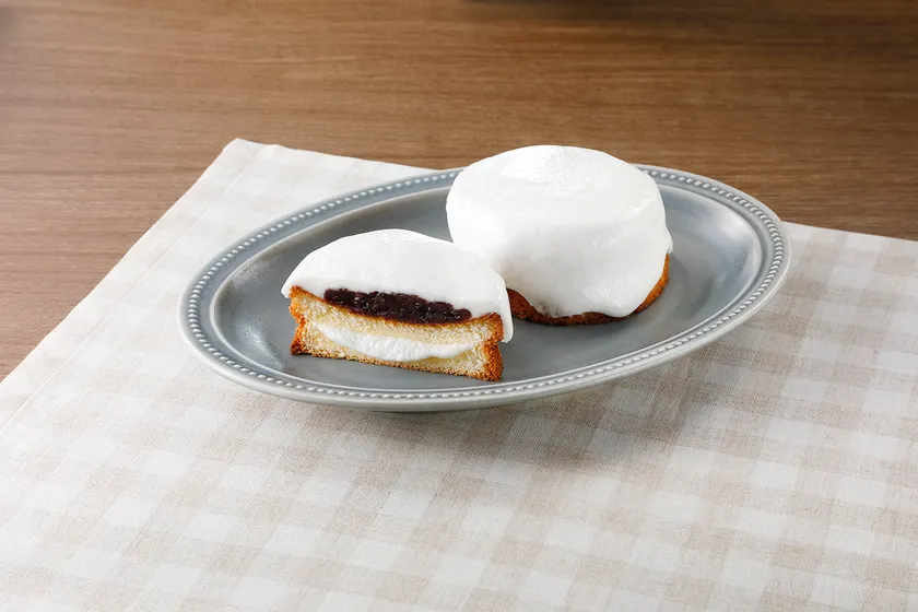 丸永製菓あいすまんじゅうをイメージしたパンケーキ