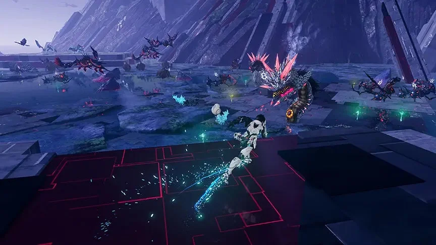 オルタレルム探索の戦闘画面