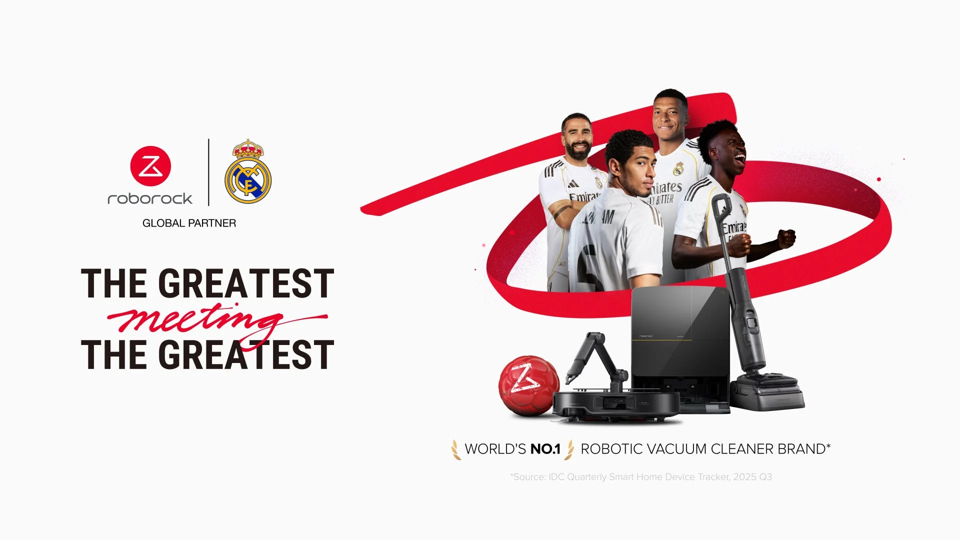 CES 2026でRoborockが世界初の脚輪型ロボット掃除機「Saros Rover」を発表！　レアル・マドリードとのパートナーシップも締結