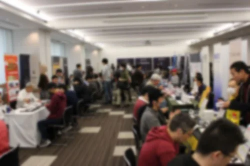 「冬のヘッドフォン祭mini」イベント会場の全体的な賑わい