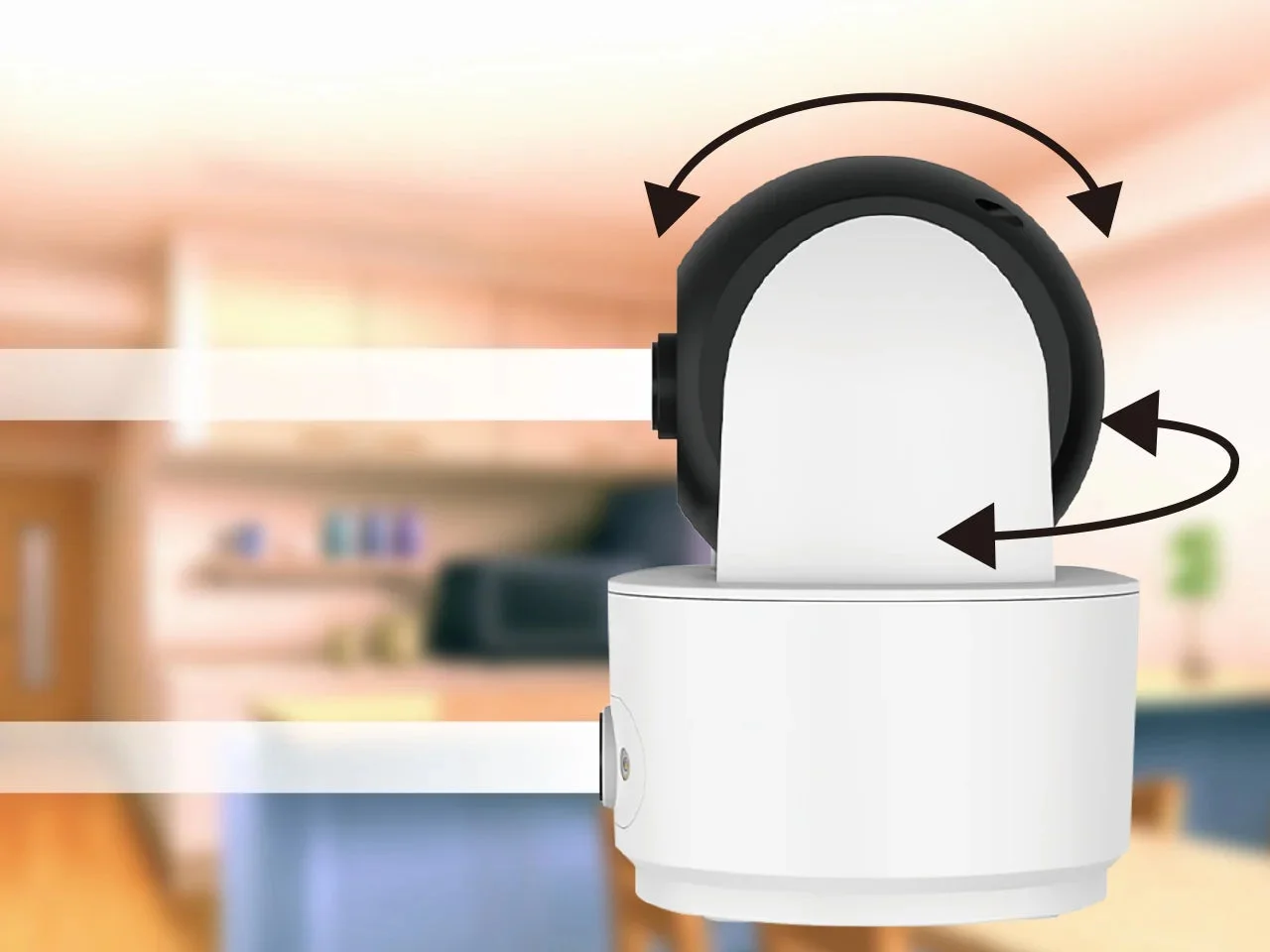 relica DLiのデュアルレンズが動体を追尾し旋回する様子