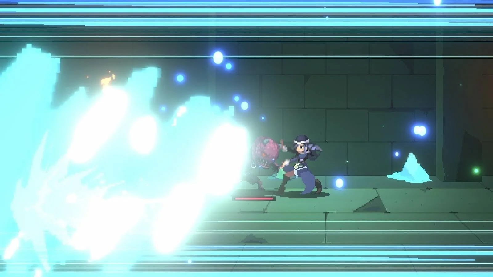 プレイアブルキャラクター「ジュビア」の戦闘シーン