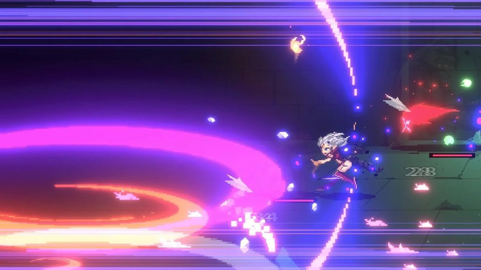 プレイアブルキャラクター「ミラジェーン」の戦闘シーン