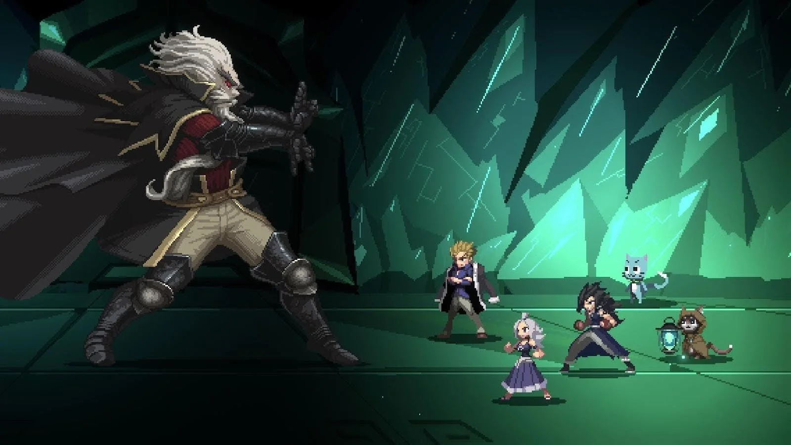 『FAIRY TAIL ダンジョンズ』のボスキャラクター「ギルダーツ」との対峙