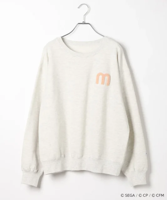 MORE MORE JUMP!×Heather サガラ刺繍スウェット 花里みのりver.
