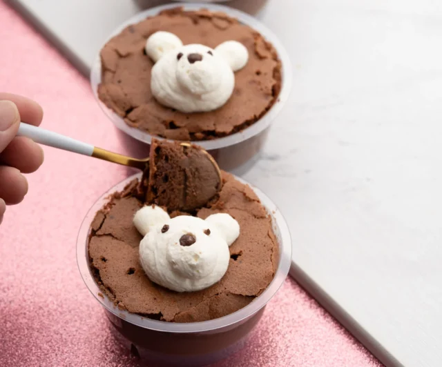 くまの顔が可愛い成城石井自家製 ふわとろ生ショコラ