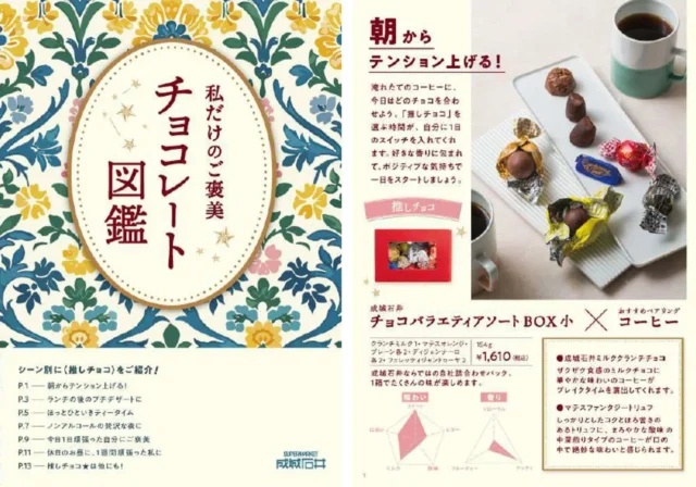 成城石井の冊子『私だけのご褒美チョコレート図鑑』の内容