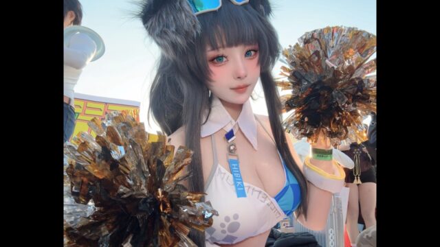 キュートなチアリーダー・ヒビキ！　トマ、『ブルーアーカイブ』猫塚ヒビキの応援隊コスプレを披露
