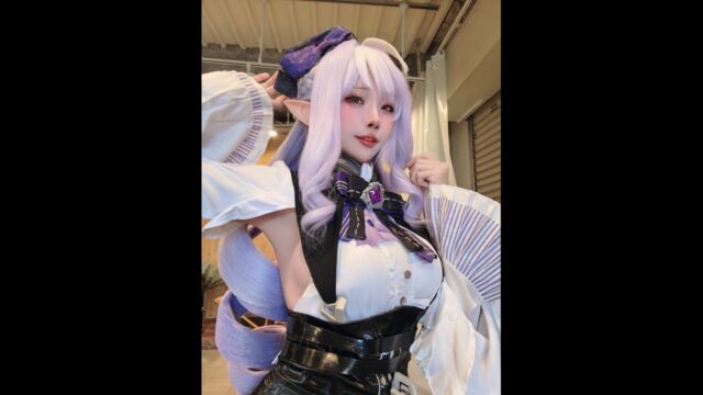 優雅で艶めかしい！　トマ、『鳴潮』ビビアンの魅惑的なコスプレ写真を公開