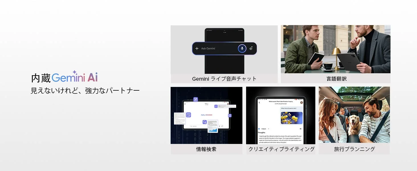 内蔵Gemini AIによるスマート機能の紹介
