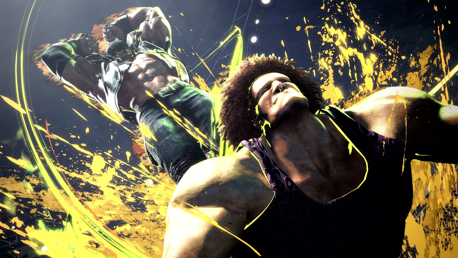 『ストリートファイター6』ワールドツアーでアンドレに技を仕掛けるアレックス